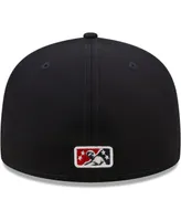 Men's New Era Navy, Red Worcester Red Sox Authentic Collection 59FIFTY Fitted Hat