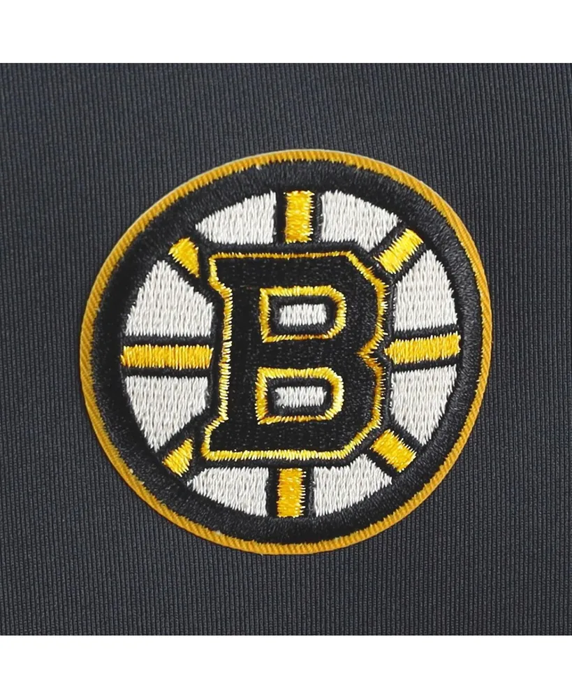Women's Antigua Black, Gray Boston Bruins Protect Full-Zip Jacket