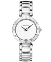 Balmain Women's Swiss Balmainia Bijou Diamond (1/10 ct. t.w.) Stainless Steel Bracelet Watch 33mm