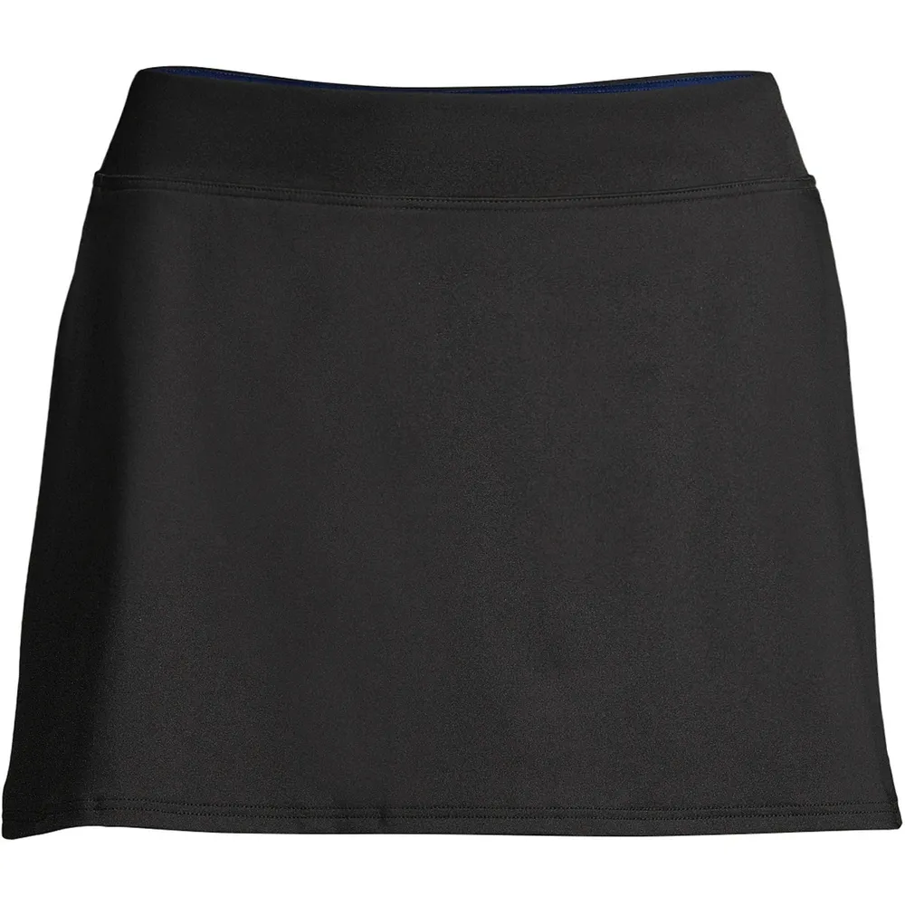 Lands' End Women's Petite Tummy Control Swim Skirt Bottoms