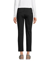Lands' End Women's Flex Mid Rise Pull On Crop Pants