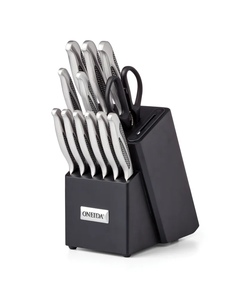 Oneida Stainless Steel 14 Piece Cutlery Block with Built
