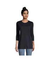 Lands' End Women's Tall 3/4 Sleeve Cotton Supima Tunic