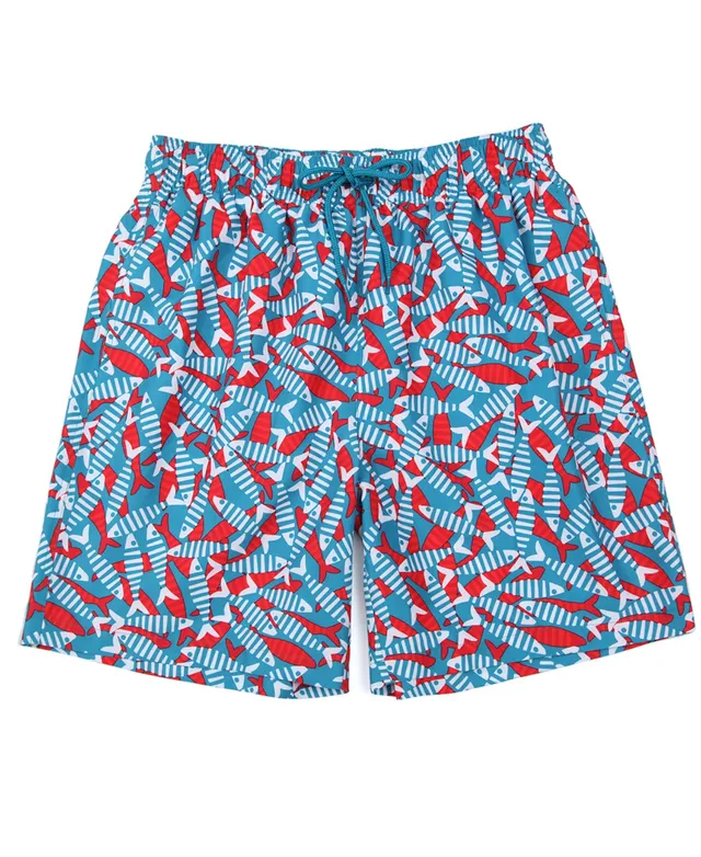 Solid Swim Trunks -- 7-inch inseam