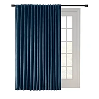 Ricardo Premium Velvet Rod Pocket With Back Tabs Patio Panel 100"W x 84"L