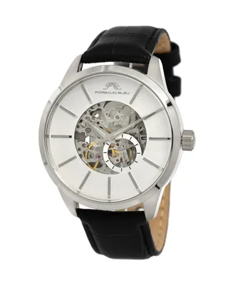 Porsamo Bleu Men's Cassius Automatic Genuine Leather Band Watch 801ACAL