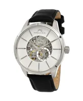 Porsamo Bleu Men's Cassius Automatic Genuine Leather Band Watch 801ACAL