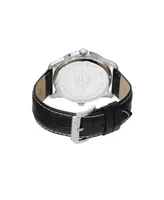 Porsamo Bleu Men's Benedict Genuine Leather Band Watch 1161BBEL