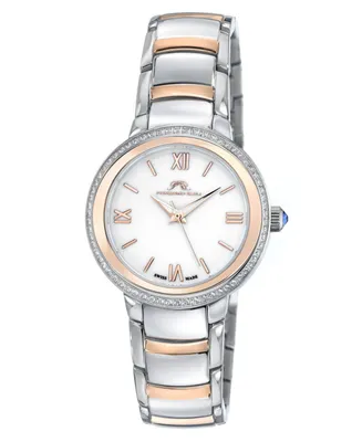 Porsamo Bleu Women's Luna Stainless Steel Bracelet Watch 1181DLUS