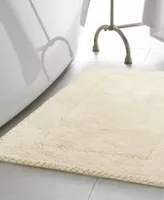 Laura Ashley Ruffled Cotton Bath Rugs