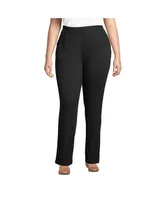 Lands' End Plus Sport Knit High Rise Pants