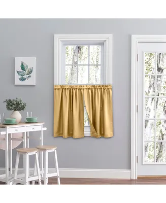 Ricardo Glasgow Tier Curtain Pair 57"W x 36"L