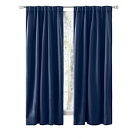 Ricardo Ultimate Black-Out 2-Way Pocket Curtain Panel 56"W x 72"L