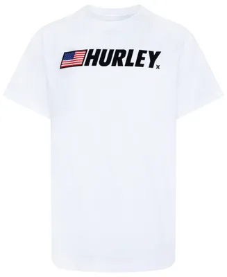 Hurley Big Boys Flag Short Sleeves T-shirt