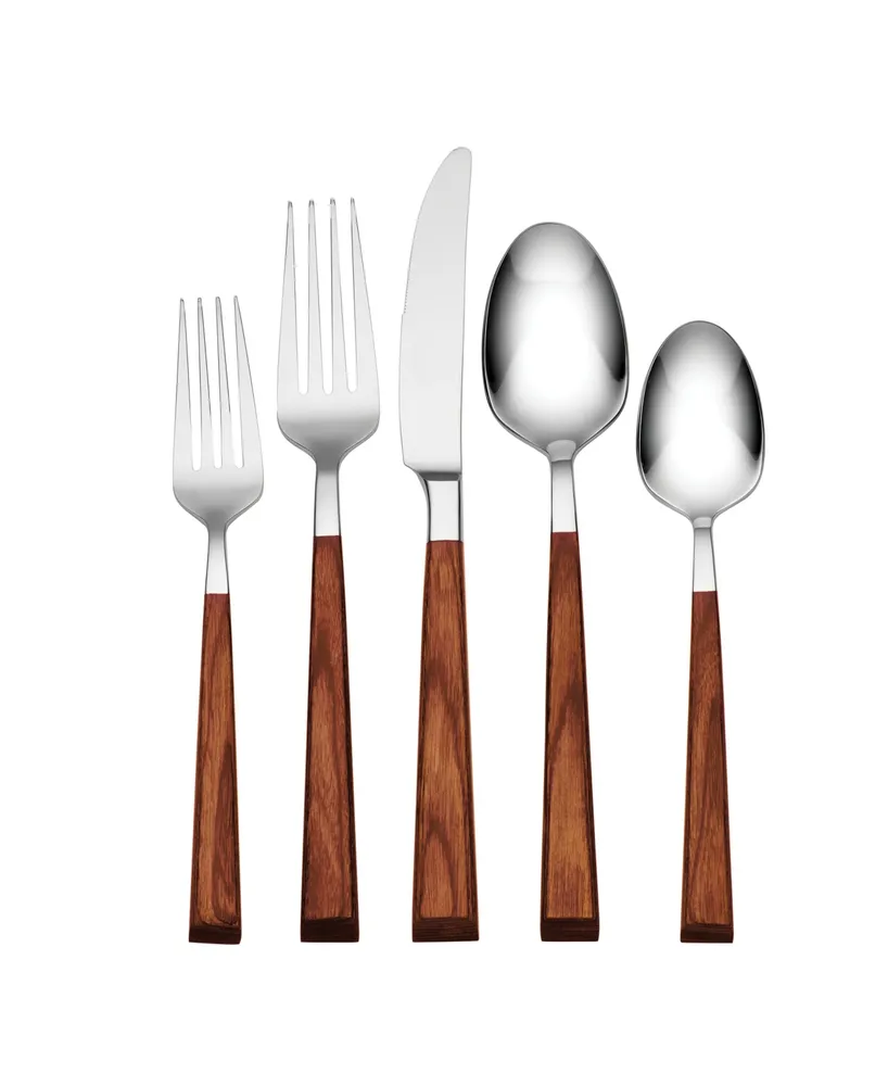 Oneida Coronado Redwood 5 Piece Everyday Flatware Place Setting, Service For 1