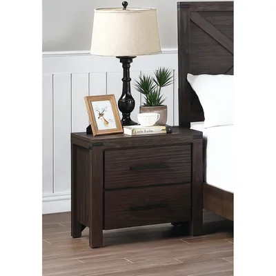 Simplie Fun Bedroom Furniture Simple Nightstand Drawers Bedside Table Solidwood