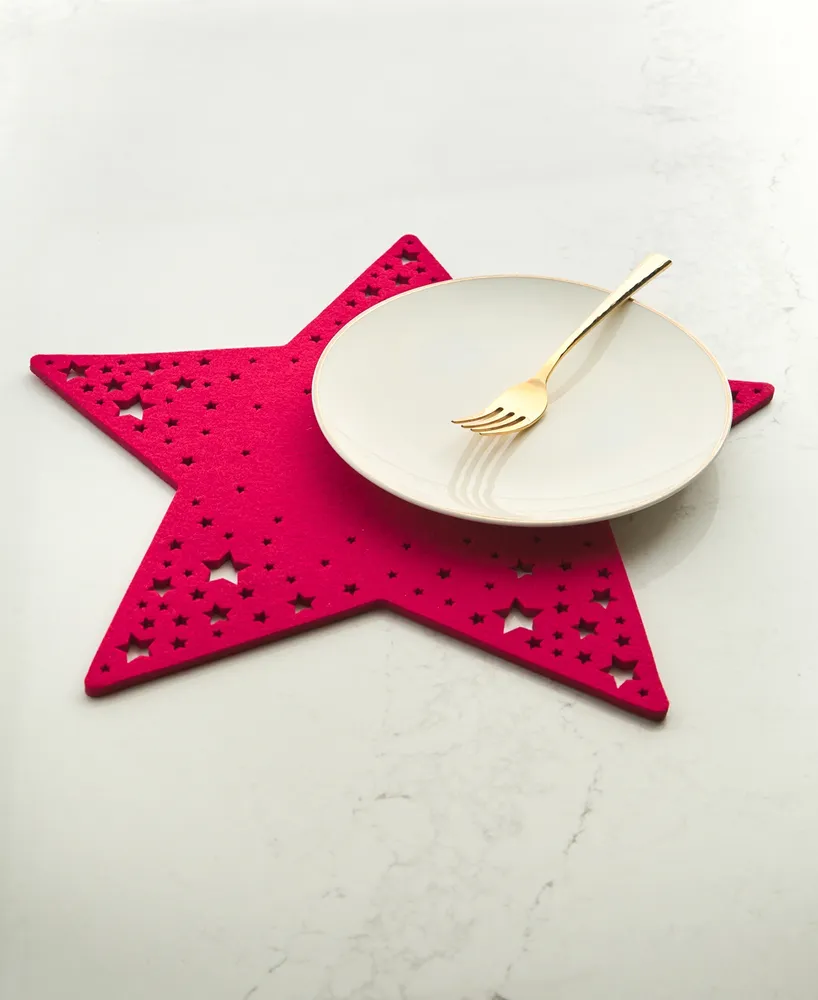 The Cellar Star Felt Placemat, Created for Macy's