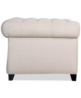 Closeout! Kallison 52" Fabric Arm Chair, Created for Macy's