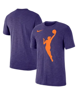 Men's and Women's Nike Purple Wnba Logo woman T-shirt