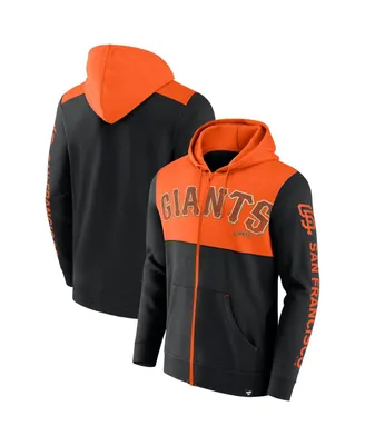 Men's Fanatics Black San Francisco Giants Walk Off Fleece Full-Zip Hoodie