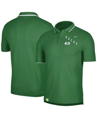 Men's Nike Green Oregon Ducks Wordmark Performance Polo Shirt