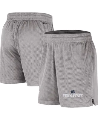 Men's Nike Gray Penn State Nittany Lions Mesh Performance Shorts