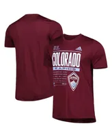 Men's adidas Burgundy Colorado Rapids Club Dna Performance T-shirt