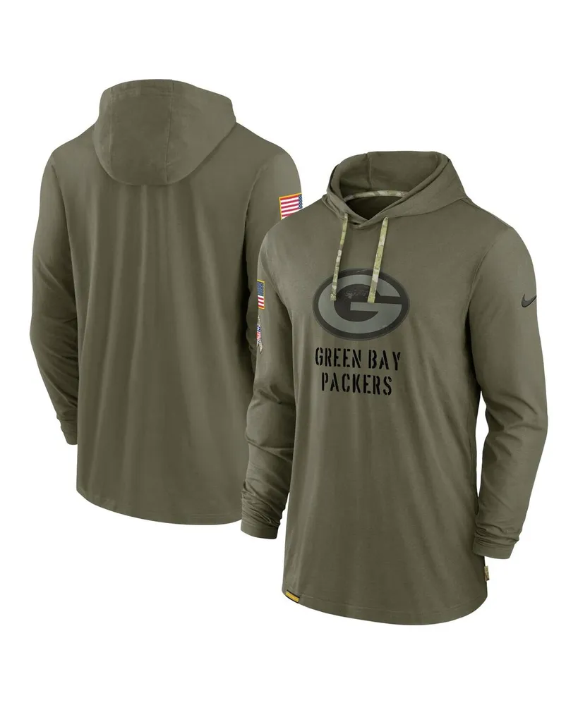 Green Bay packers hoodie sweatshirt in Large salute to service