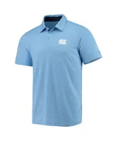 Men's Columbia Carolina Blue North Tar Heels Tech Trail Omni-Shade Polo Shirt