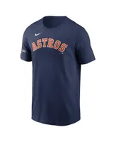 Men's Nike Navy Houston Astros 2023 Gold Collection Wordmark T-shirt