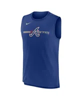Men's Nike Royal Atlanta Braves 2023 City Connect Muscle Tank Top
