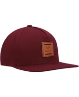 Men's Rvca Burgundy Va All The Way Snapback Hat