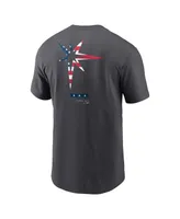 Men's Nike Anthracite Tampa Bay Rays Americana T-shirt