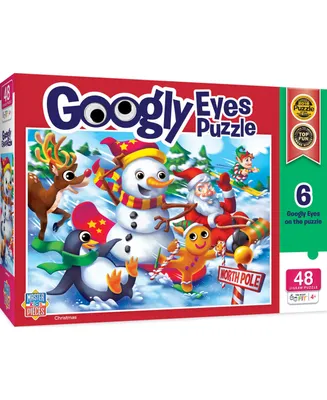 Masterpieces Googly Eyes Christmas 48 Piece Jigsaw Puzzle for Kids