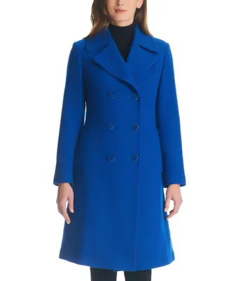 Kate Spade New York Women's Double-Breasted Wool Blend Peacoat