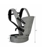 4-in-1 Ergonomic Baby Carrier All Carry Positions Adjustable Buckles