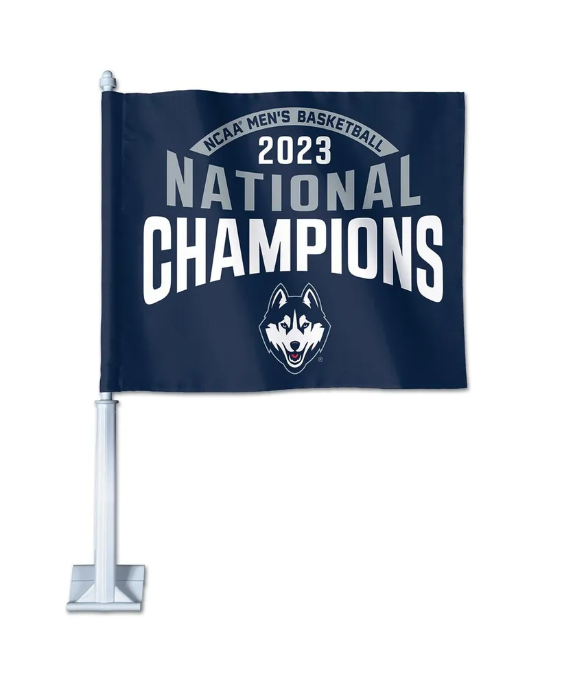 Wincraft UConn Huskies 2023 Ncaa Men's Basketball National Champions 11'' x 14'' Car Flag