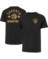 Men's '47 Brand Black Toronto Raptors 2022/23 City Edition Backer Franklin T-shirt