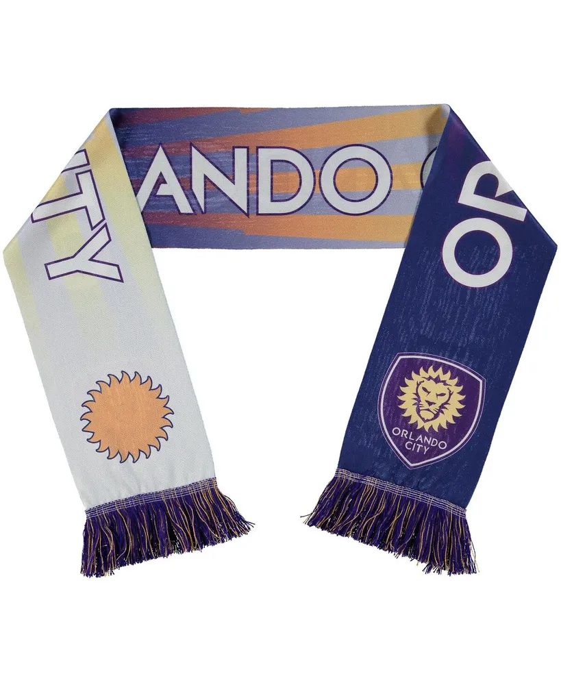 Men's and Women's Orlando City Sc Jersey Hook Reversible Scarf