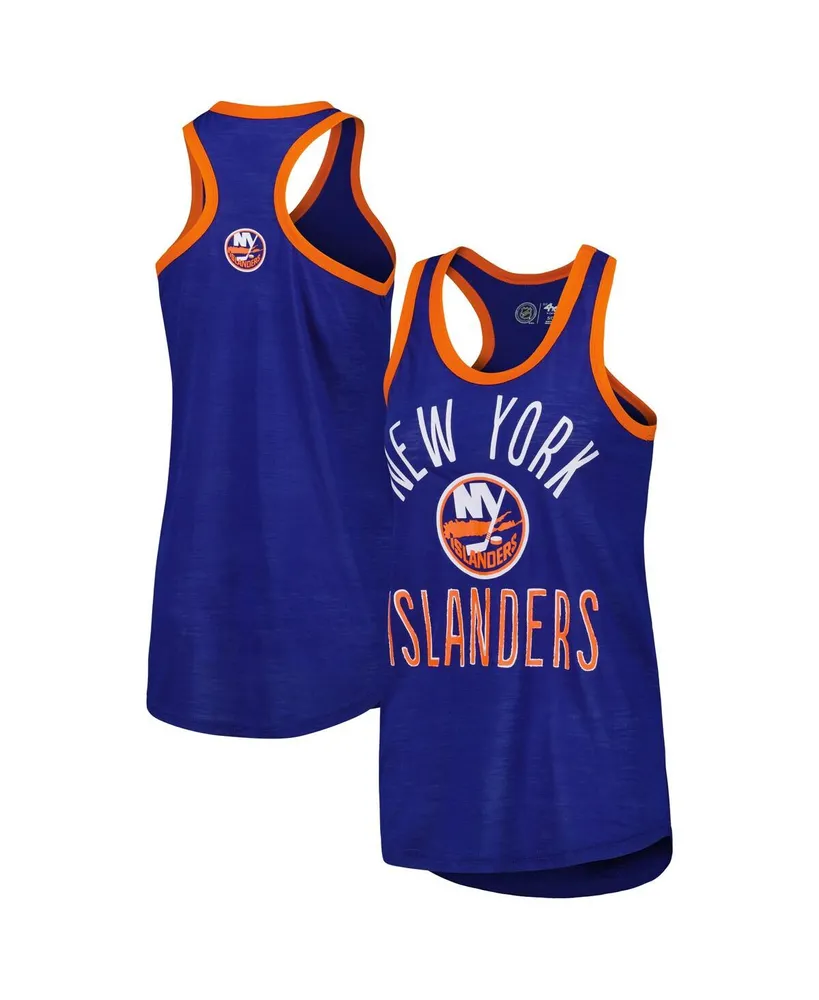 Women's G-iii 4Her by Carl Banks Royal New York Islanders First Base Racerback Scoop Neck Tank Top