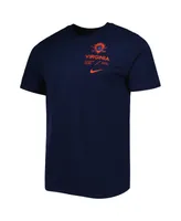 Men's Nike Navy Virginia Cavaliers Team Practice Performance T-shirt