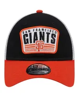 Men's New Era Black San Francisco Giants Two-Tone Patch 9FORTY Snapback Hat