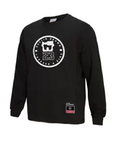 Men's Mitchell & Ness Dustin Brown Black Los Angeles Kings Forever A King Long Sleeve T-shirt