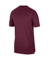 Men's Nike Maroon Virginia Tech Hokies 2022 Coaches Uv Performance T-shirt