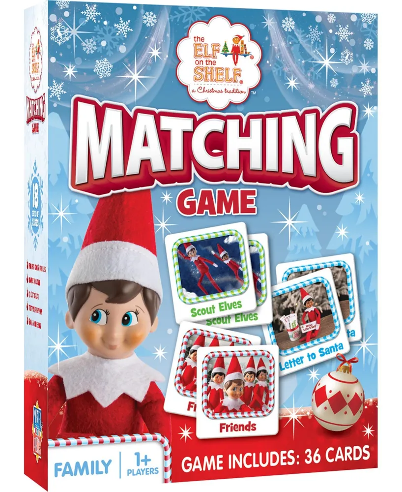 Masterpieces Elf on the Shelf Matching Game for Kids and Families