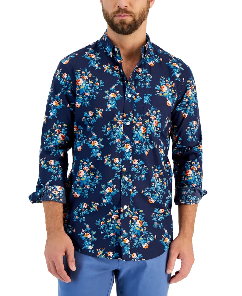 macy's men's long sleeve shirts