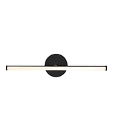 Emerson 20.25" 1-Light Modern Industrial 360-Degree Rotatable Aluminum Integrated Led Vanity Light