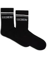 Unisex European Made Classic Varsity Striped Half-Crew Socks