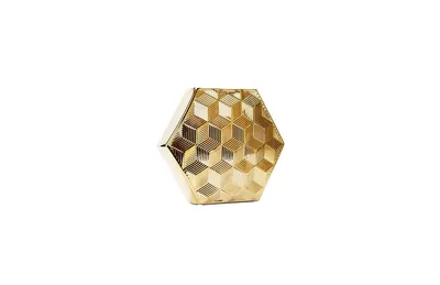 Hexagon Shaped Vase 12.5" H