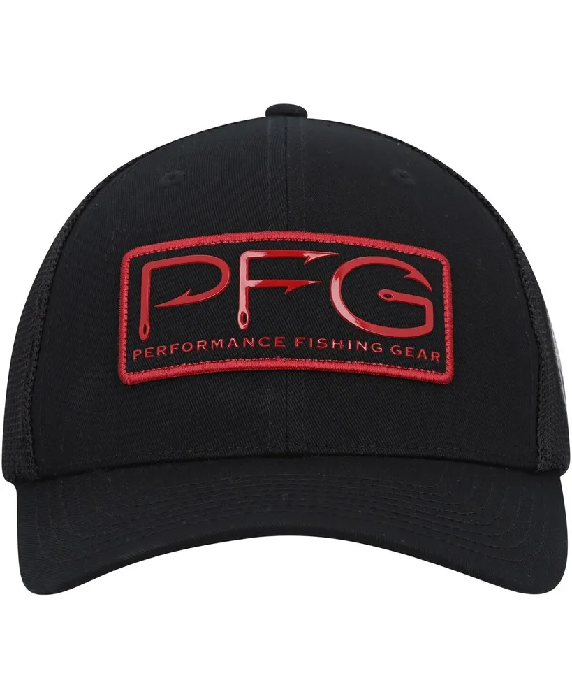 Men's Columbia Black South Carolina Gamecocks Pfg Hooks Flex Hat